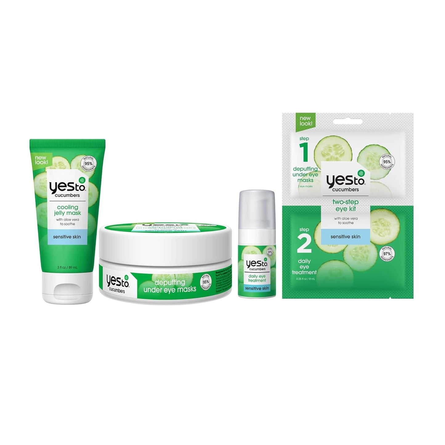 Cucumbers Sensitive Skincare 4-pc Set