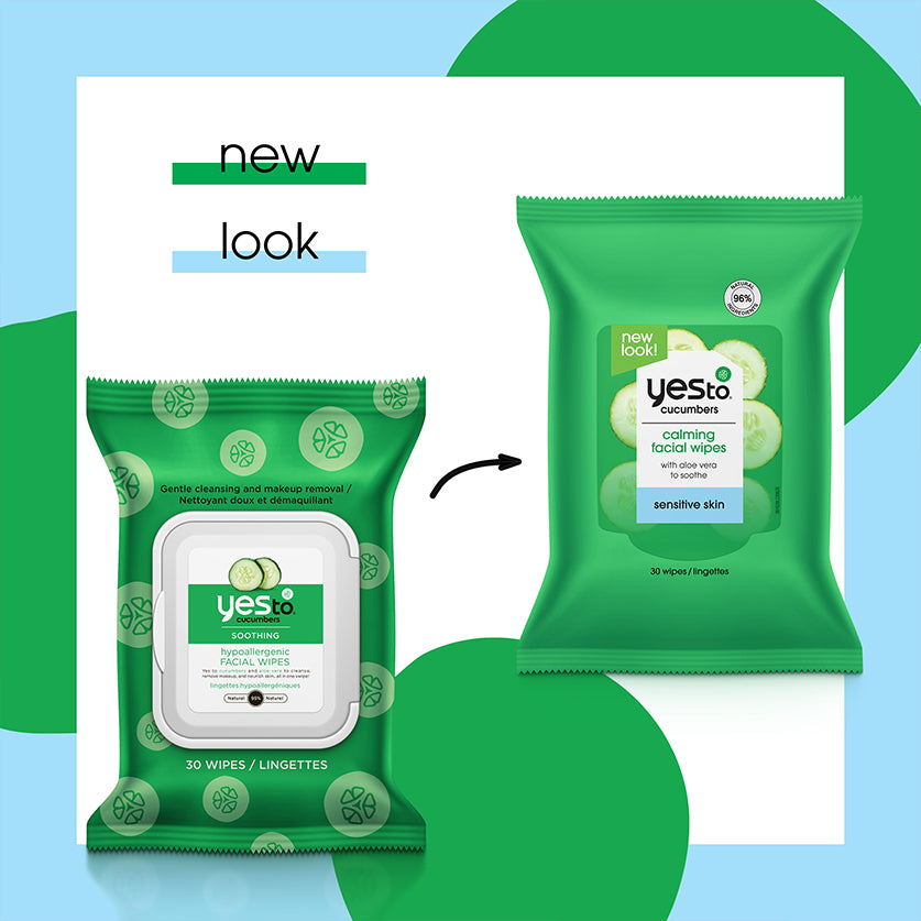 Cucumber Facial Wipes - 30 Count