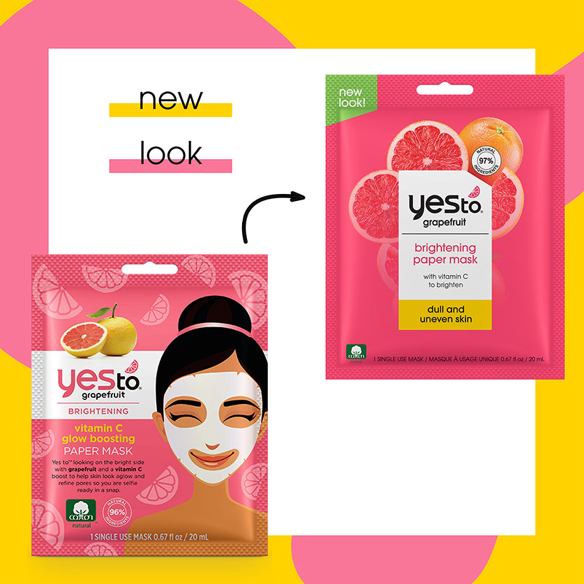 Grapefruit Brightening Paper Mask