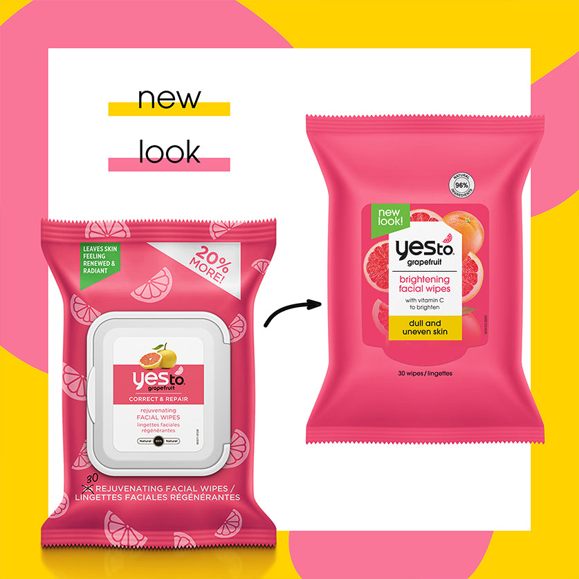Grapefruit Brightening Facial Wipes