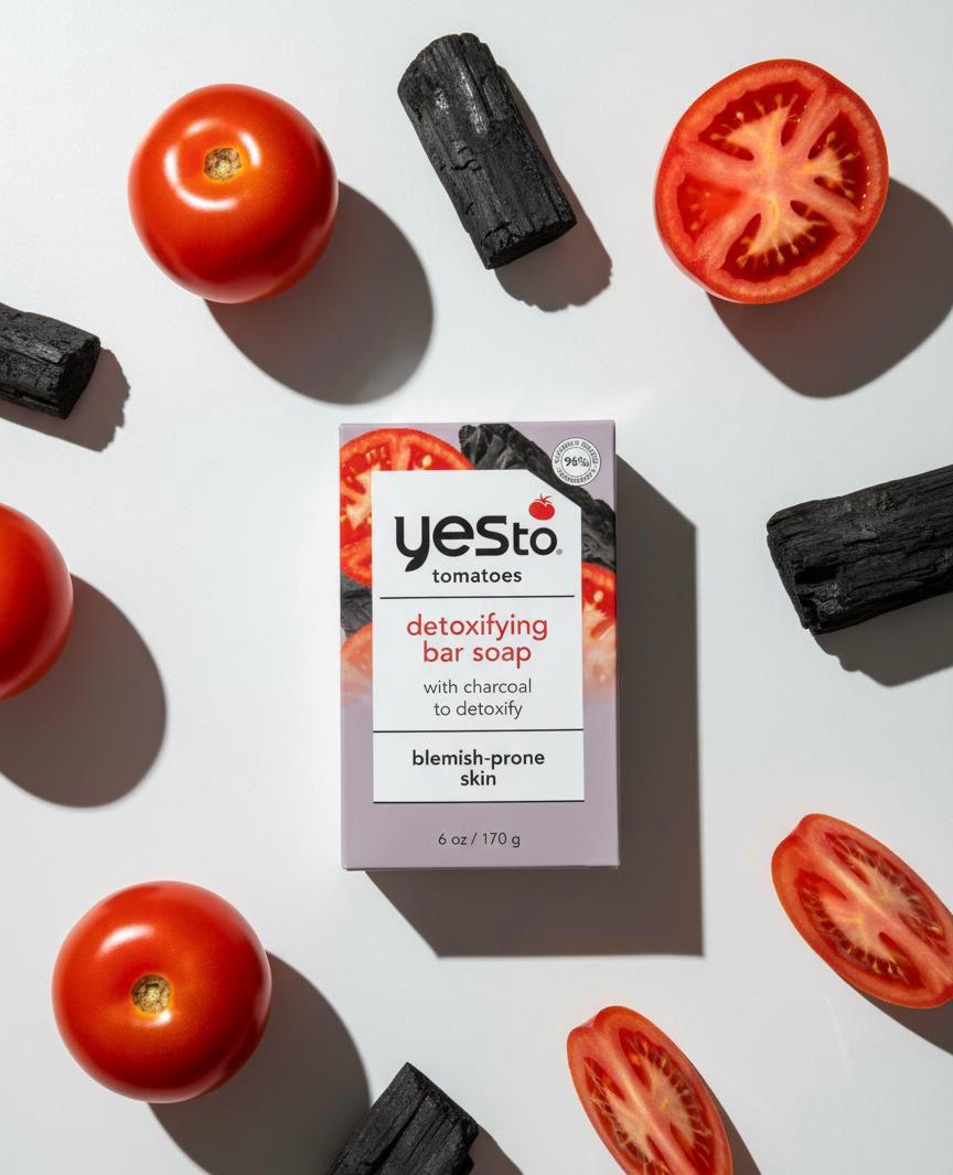 tomatoes clear skin detoxifying charcoal bar soap