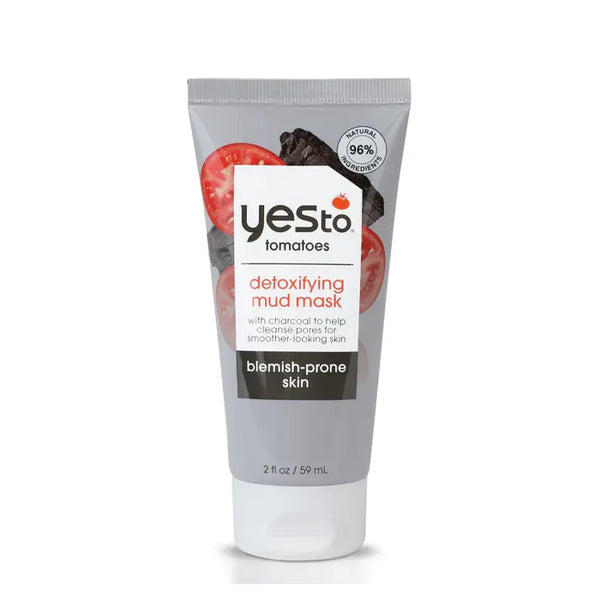 tomatoes detoxifying charcoal mud mask with charcoal to clean