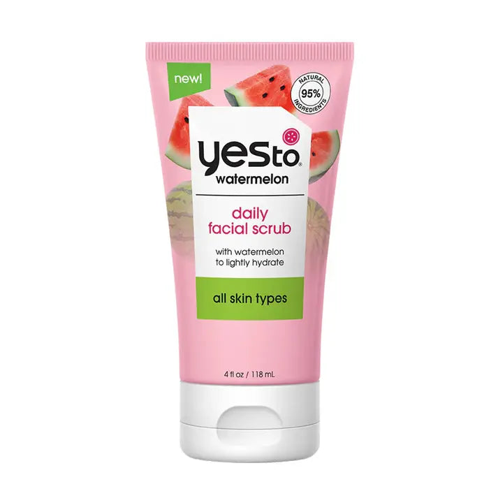 watermelon daily facial scrub with watermelon to lightly hydrate all skin types