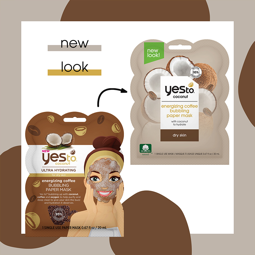 Coconut Energizing Coffee Bubbling Paper Mask