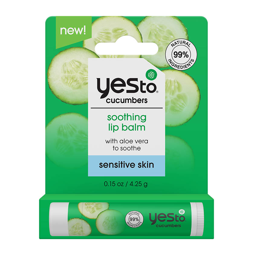 Yes To Cucumbers Soothing Lip Balm in Carton